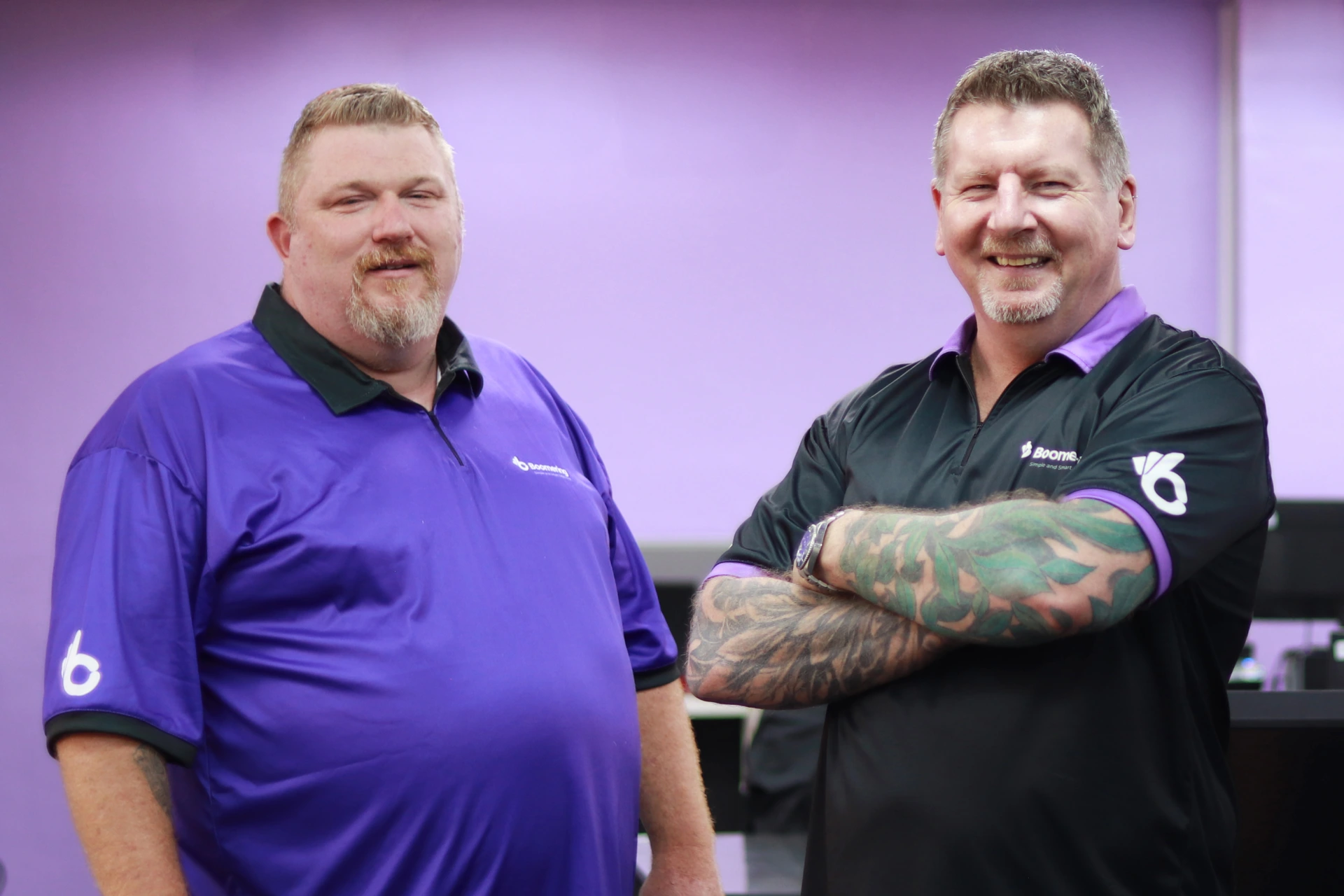 Dean Pascoe and Peter Rea pose together, highlighting a conversation about advanced offshoring strategies.