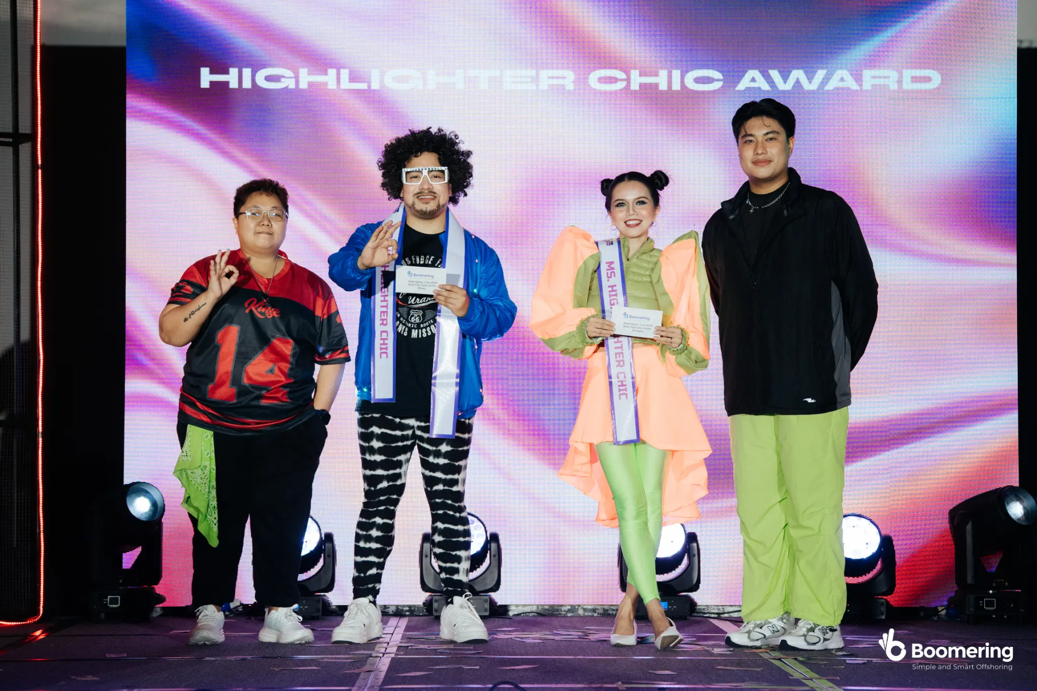Neon On & On: Boomering's 2025 Year-End Party at SMX Clark