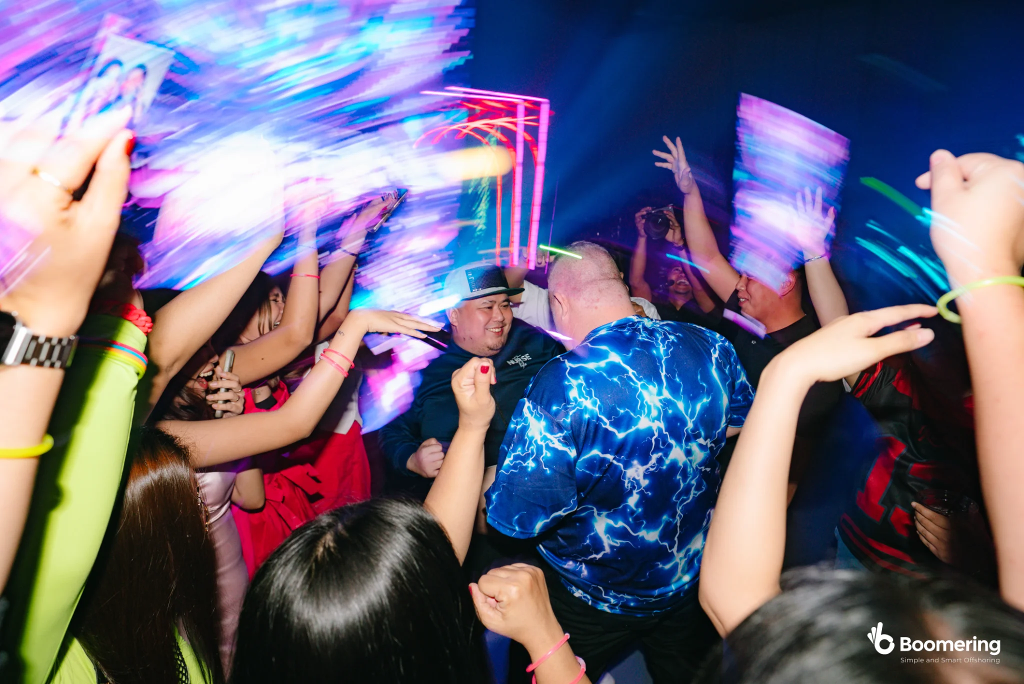 Neon On & On: Boomering's 2025 Year-End Party at SMX Clark