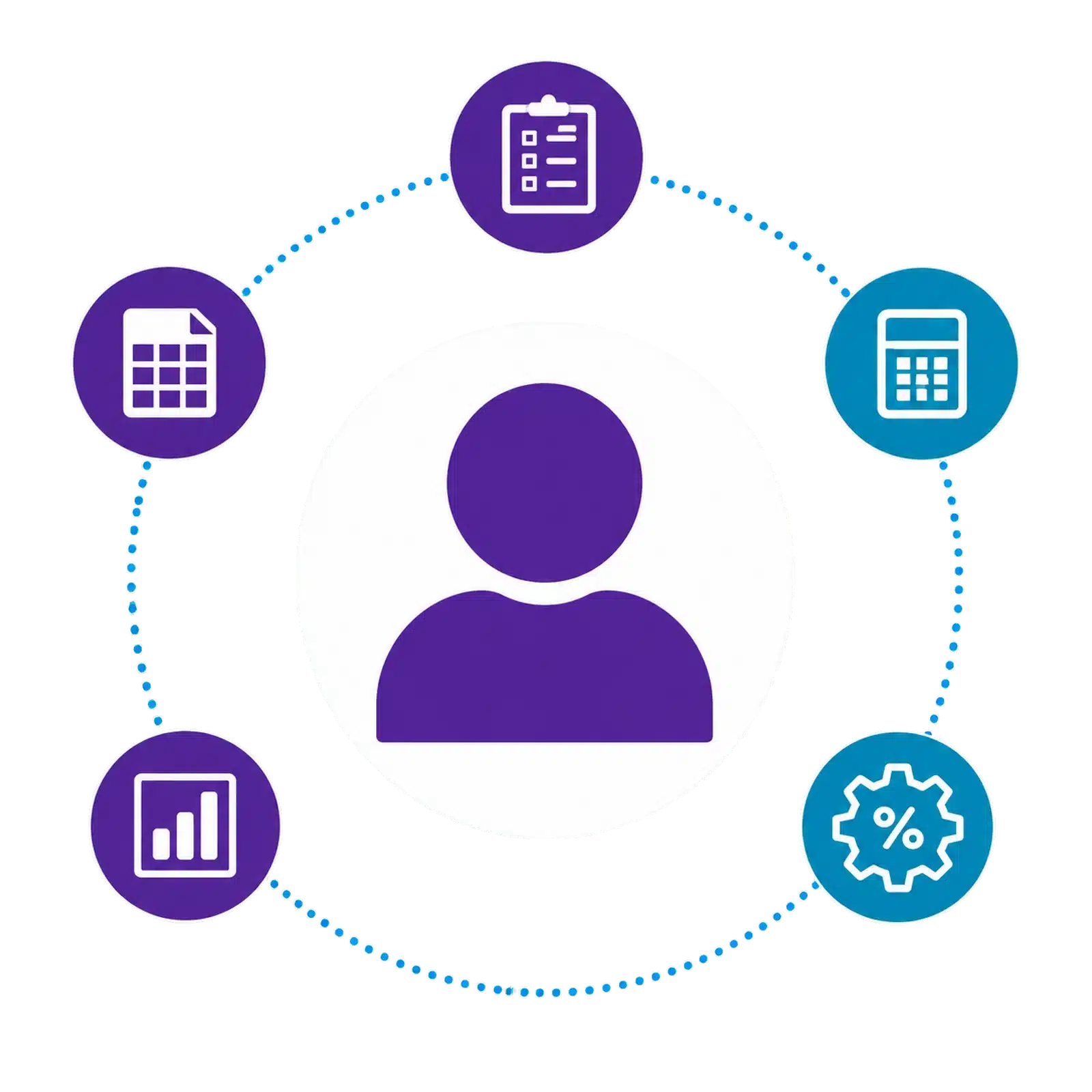 business process network icon transparent 1600